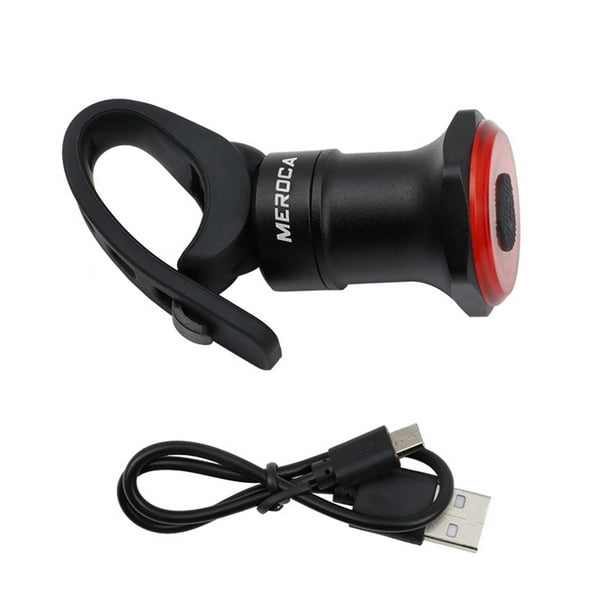 LED Smart Rear Light Bicycle Brake Sensing Light Auto Start//Stop IPx6 Waterproof